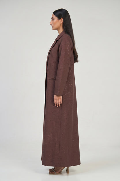 Mocha Tailored Luxe Abaya