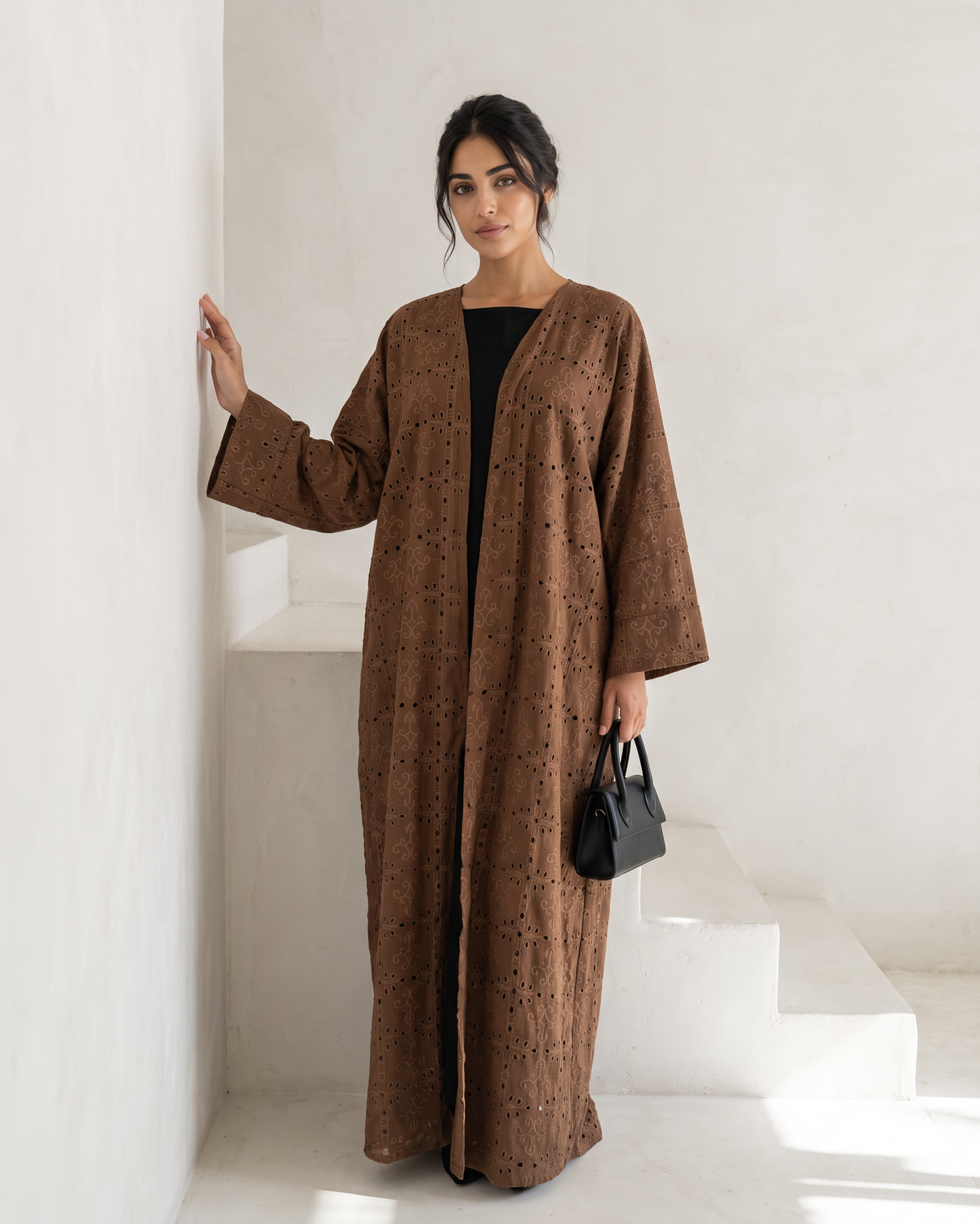 Mirage Mocha Brown Abaya