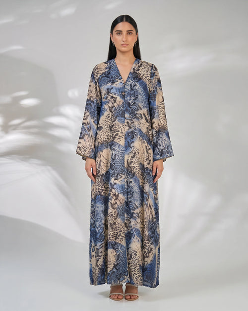 Azure Mirage Abaya