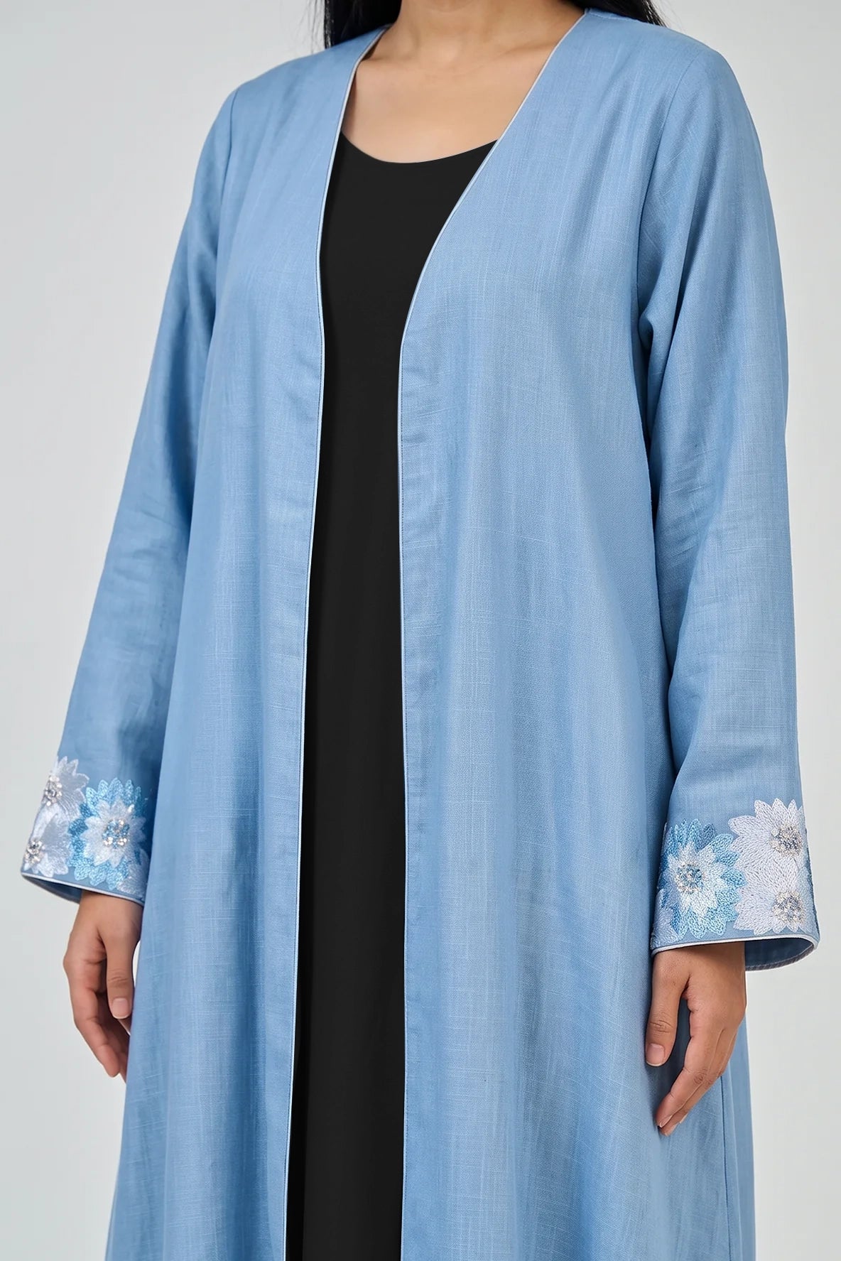 Sky Blossom Abaya