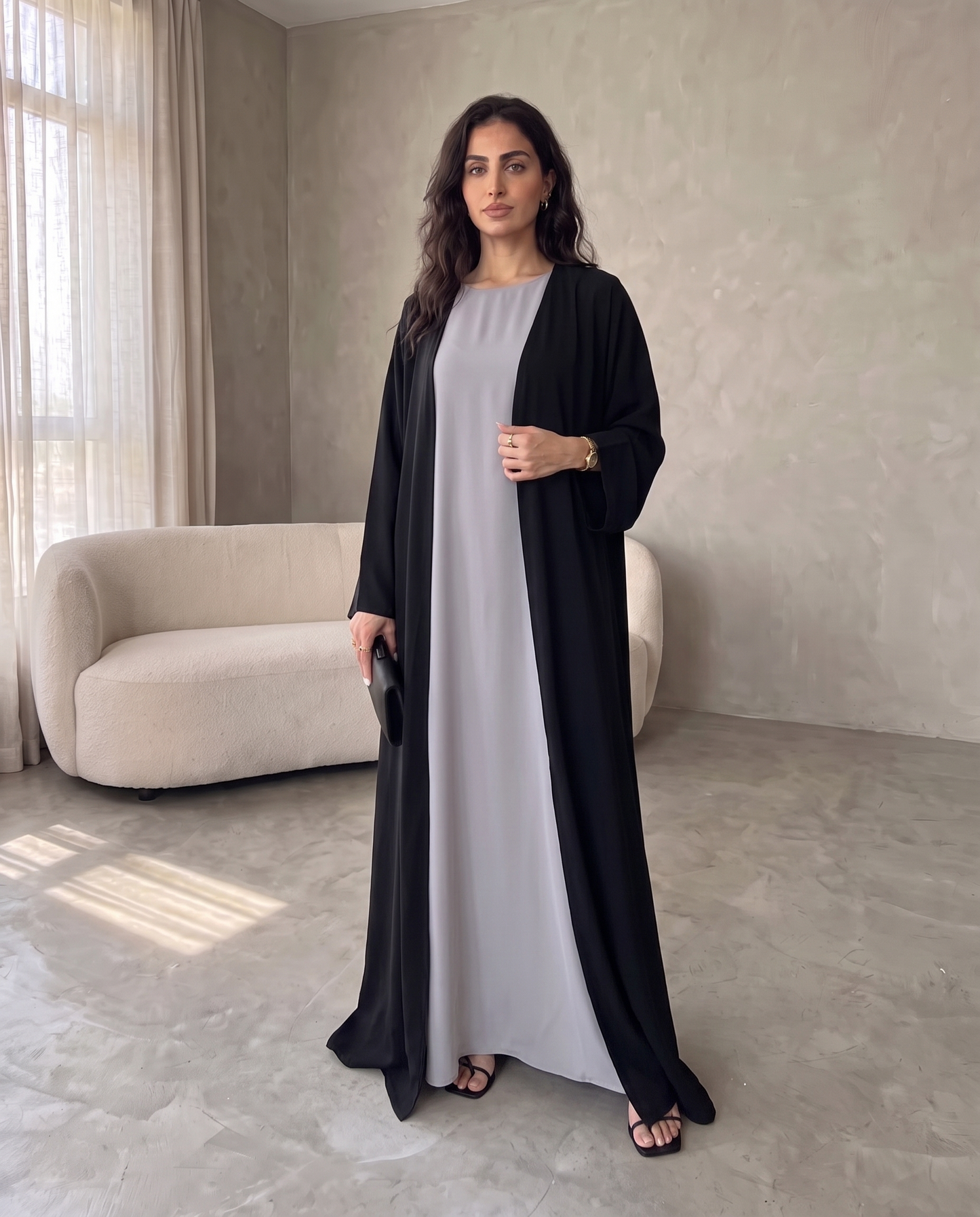 Essential Flowy Nada Grey Inner Dress