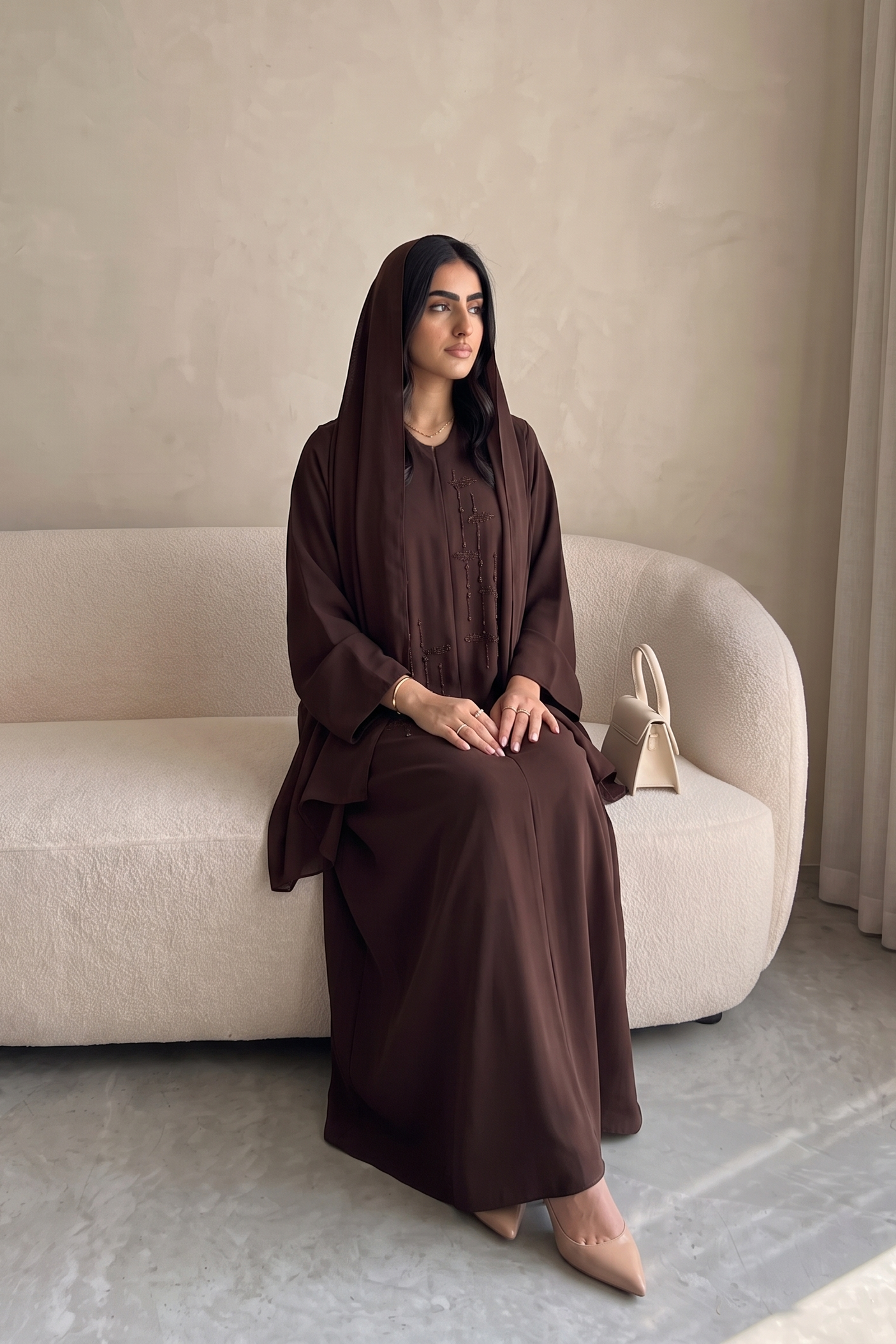 Cedar Blush Harmony Abaya