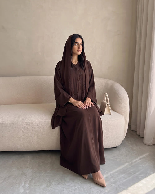 Cedar Blush Harmony Abaya – hover image