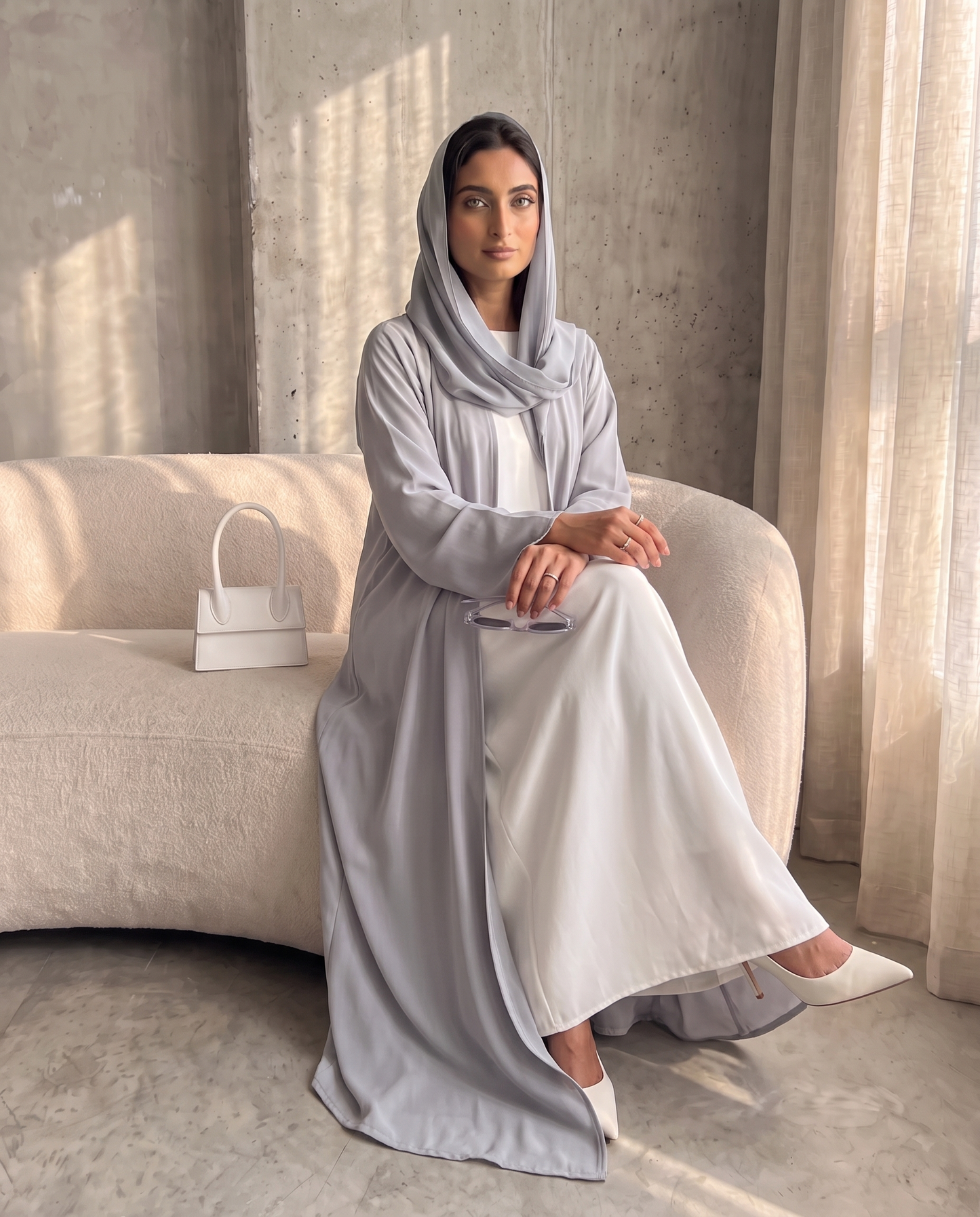Pearl Mist Essential Abaya
