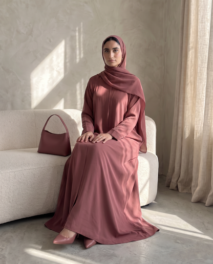 Dusty Rose Signature Essential Abaya