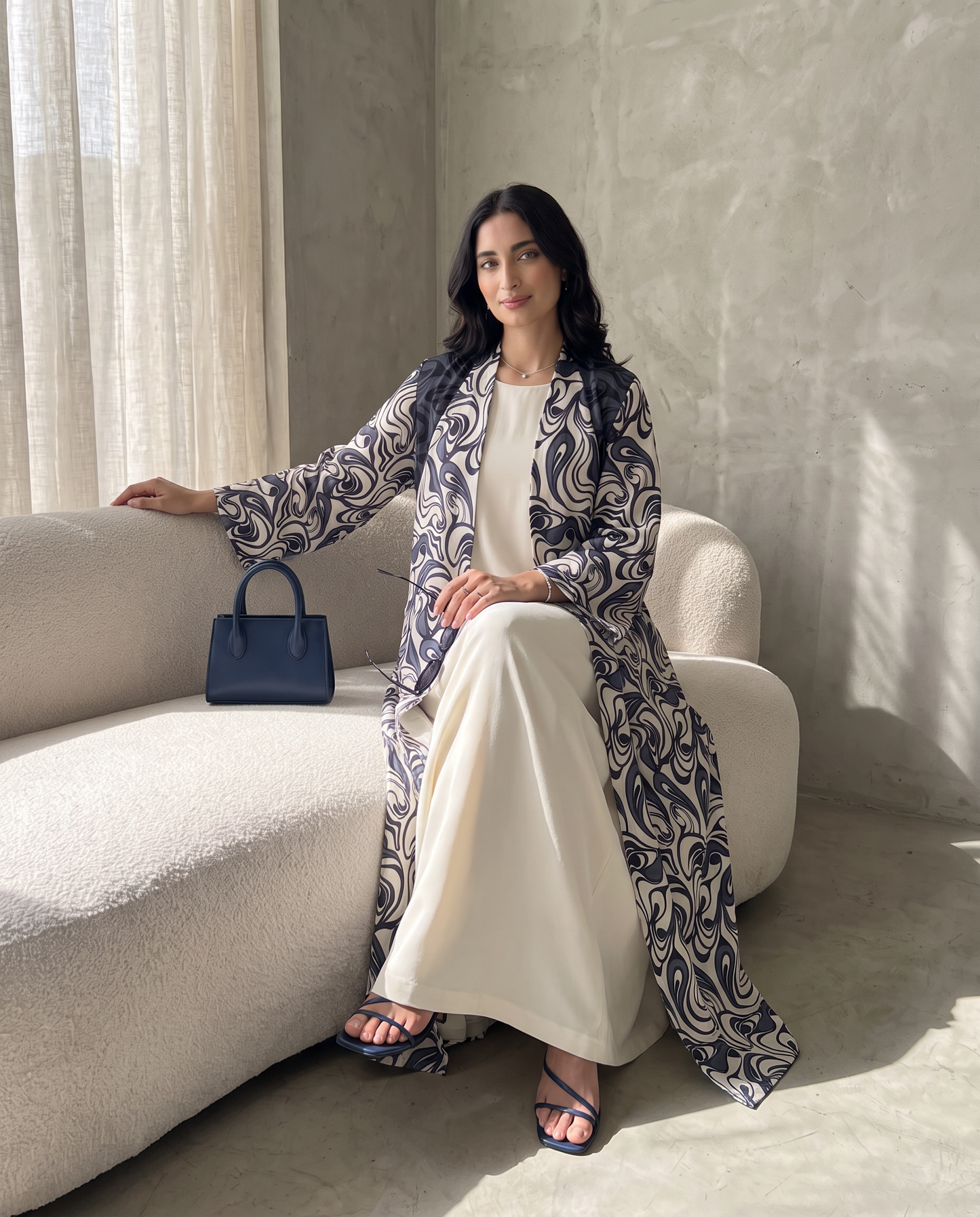 Marble Wave Abaya