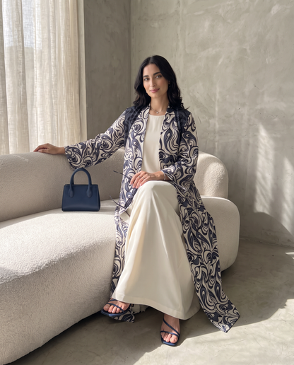 Marble Wave Abaya