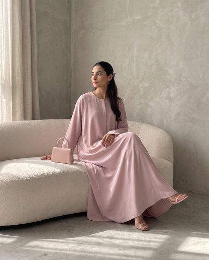 Blush Pearl Signature Essential Abaya