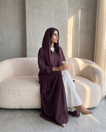Royal Plum Signature Essential Abaya