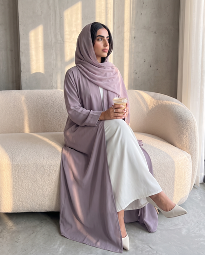 Lilac Mist Signature Essential Abaya