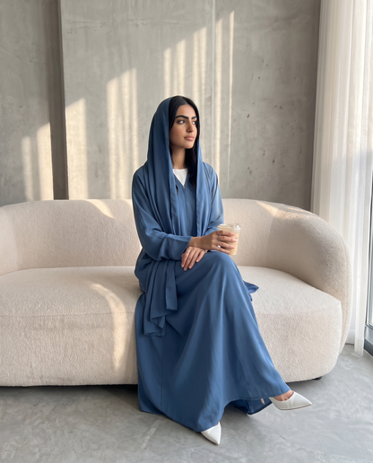 Ocean Blue Signature Essential Abaya