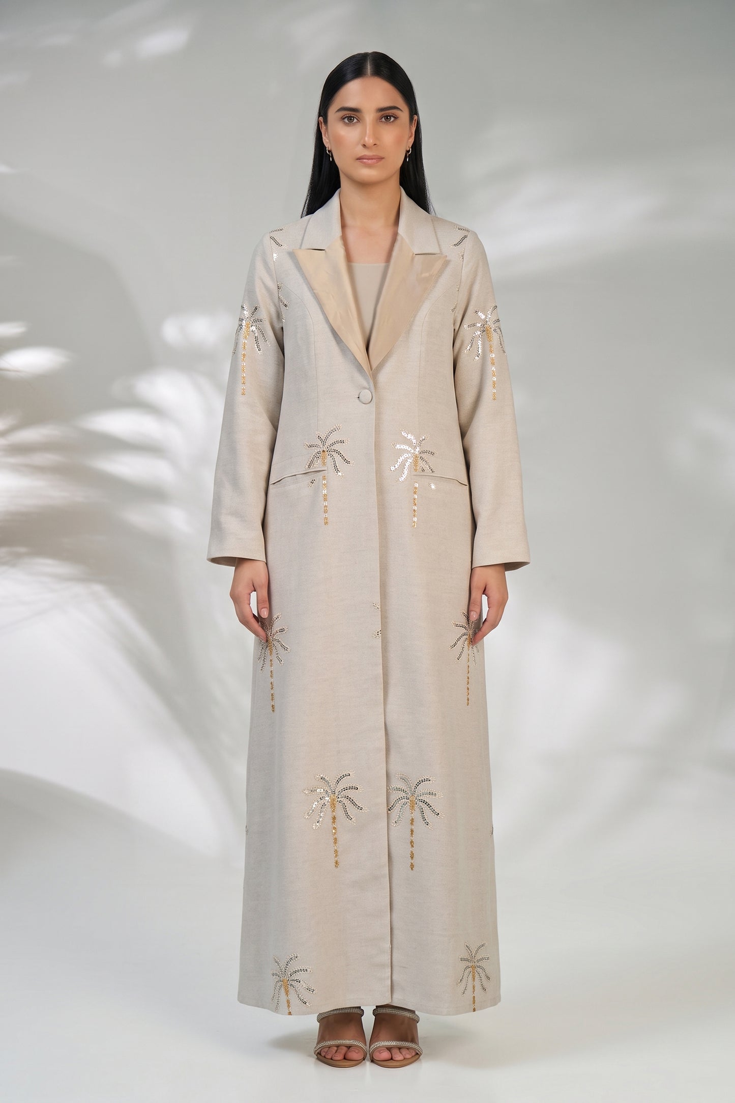 Palm Crest Blazer Abaya