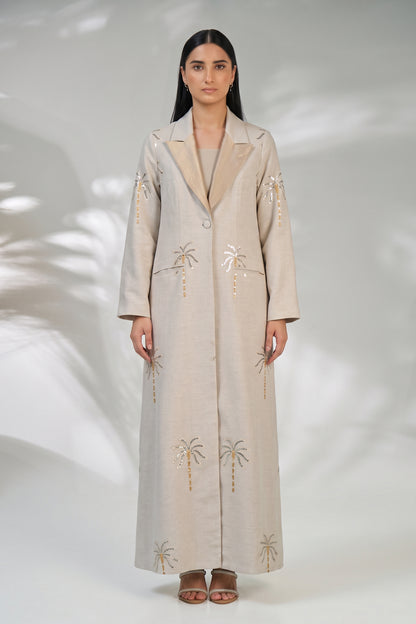 Palm Crest Blazer Abaya