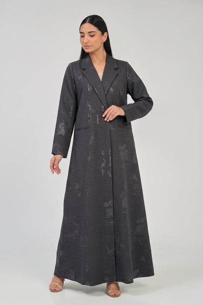 Graphite Signature Tailored Abaya