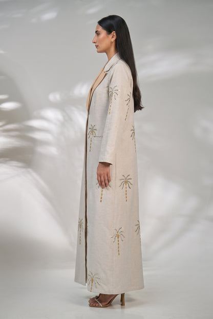 Palm Crest Blazer Abaya