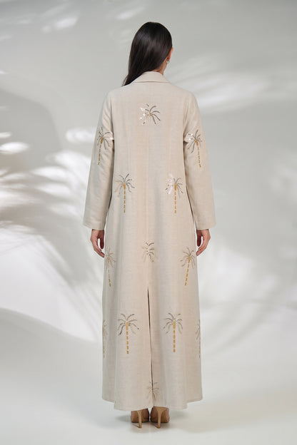 Palm Crest Blazer Abaya