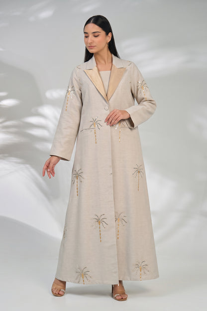 Palm Crest Blazer Abaya