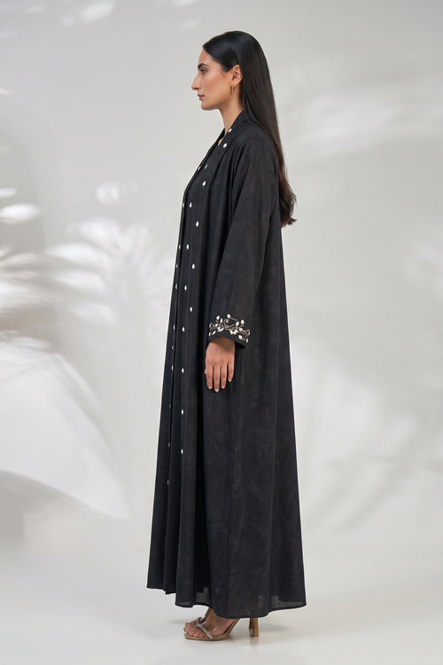 Crystal Leaf Abaya – hover image