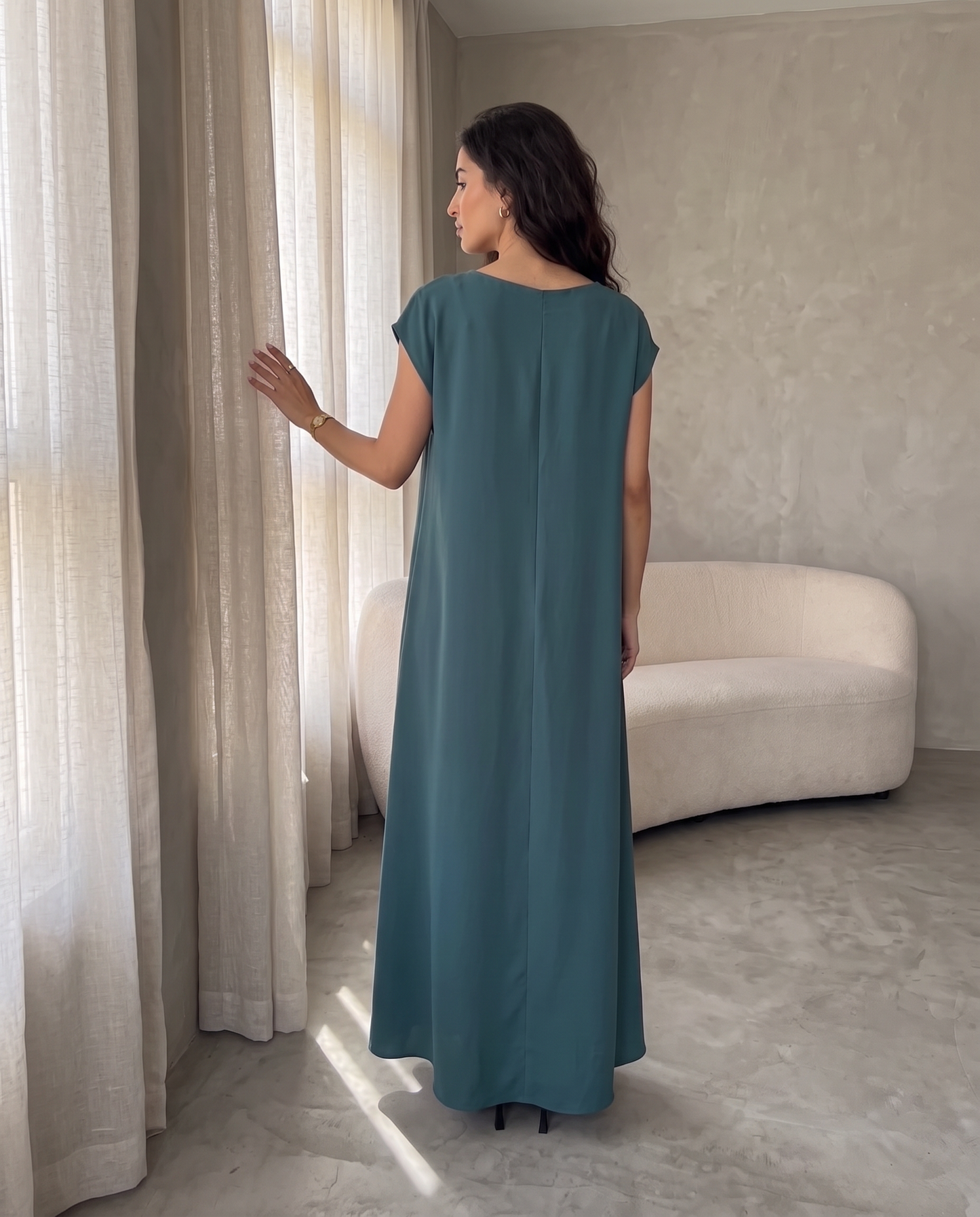 Essential Flowy Nada Green Inner Dress