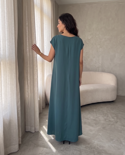 Essential Flowy Nada Green Inner Dress
