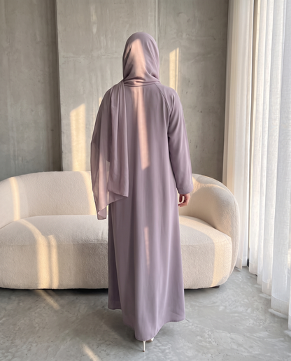 Lilac Mist Signature Essential Abaya