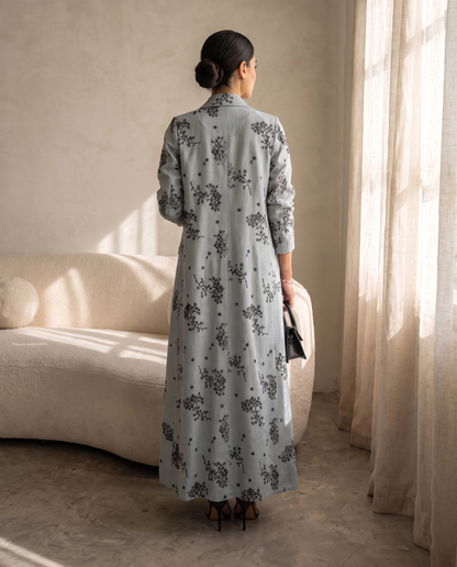 Frost Blossom Tailored Abaya