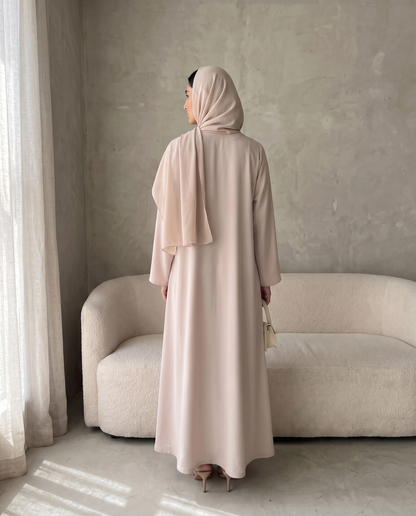 Pure Grace Button Detail Abaya