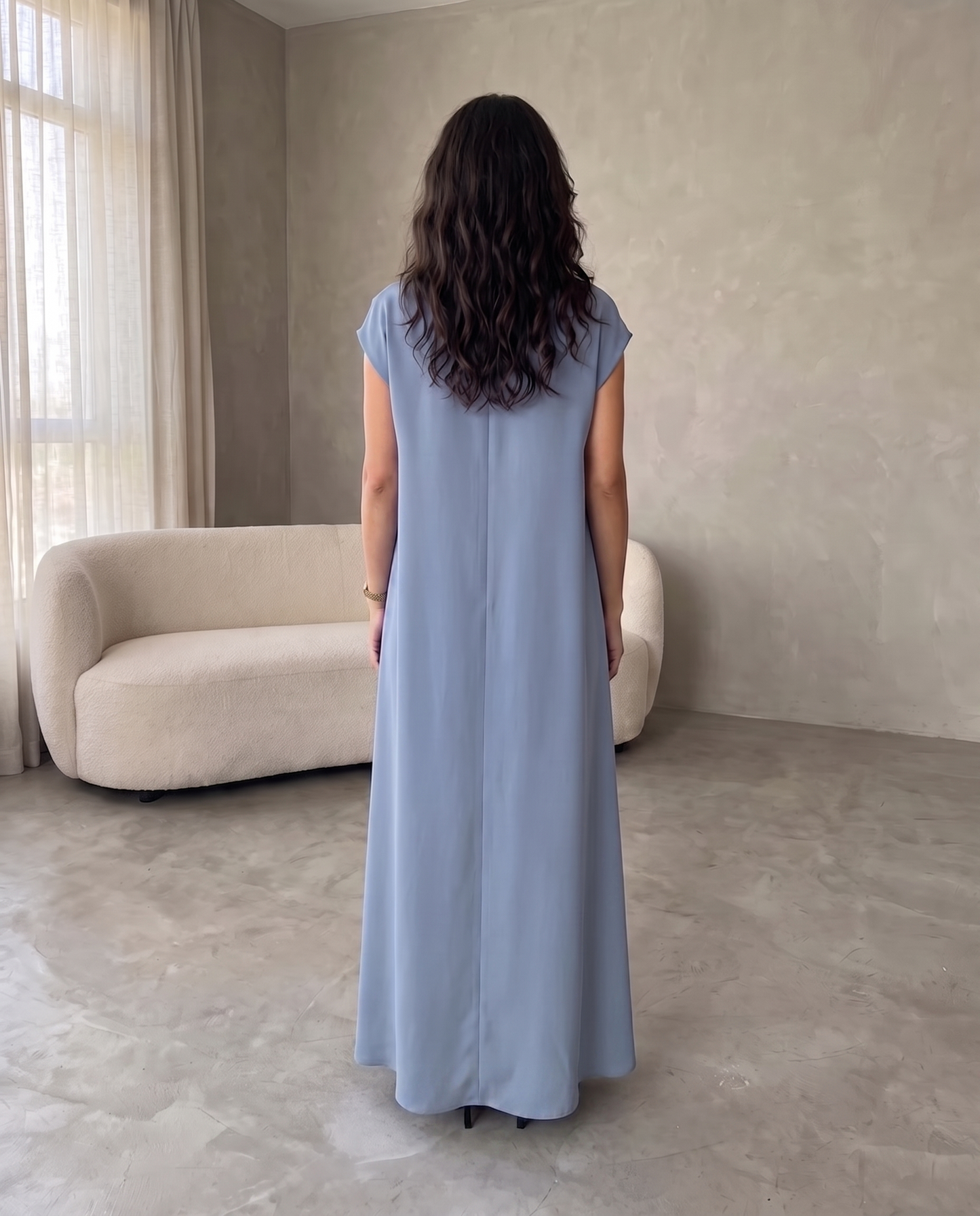 Essential Flowy Nada Blue Inner Dress