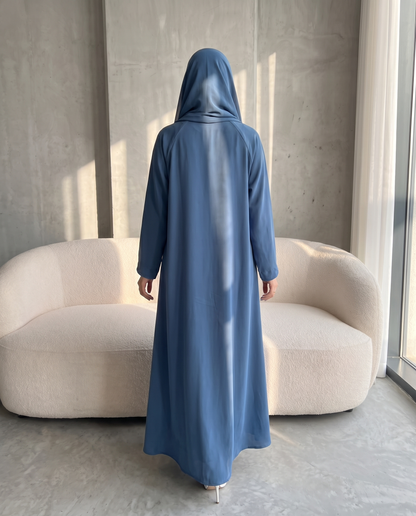 Ocean Blue Signature Essential Abaya