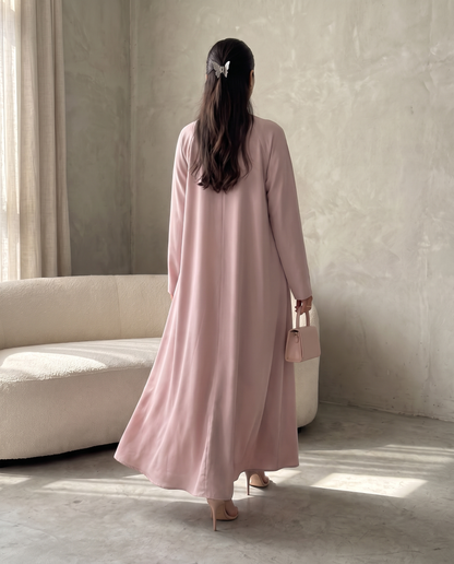 Blush Pearl Signature Essential Abaya