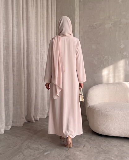 Pure Grace Button Detail Abaya