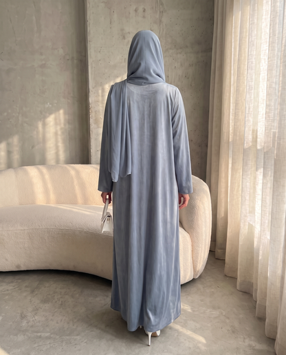 Mist Blue Essential Abaya
