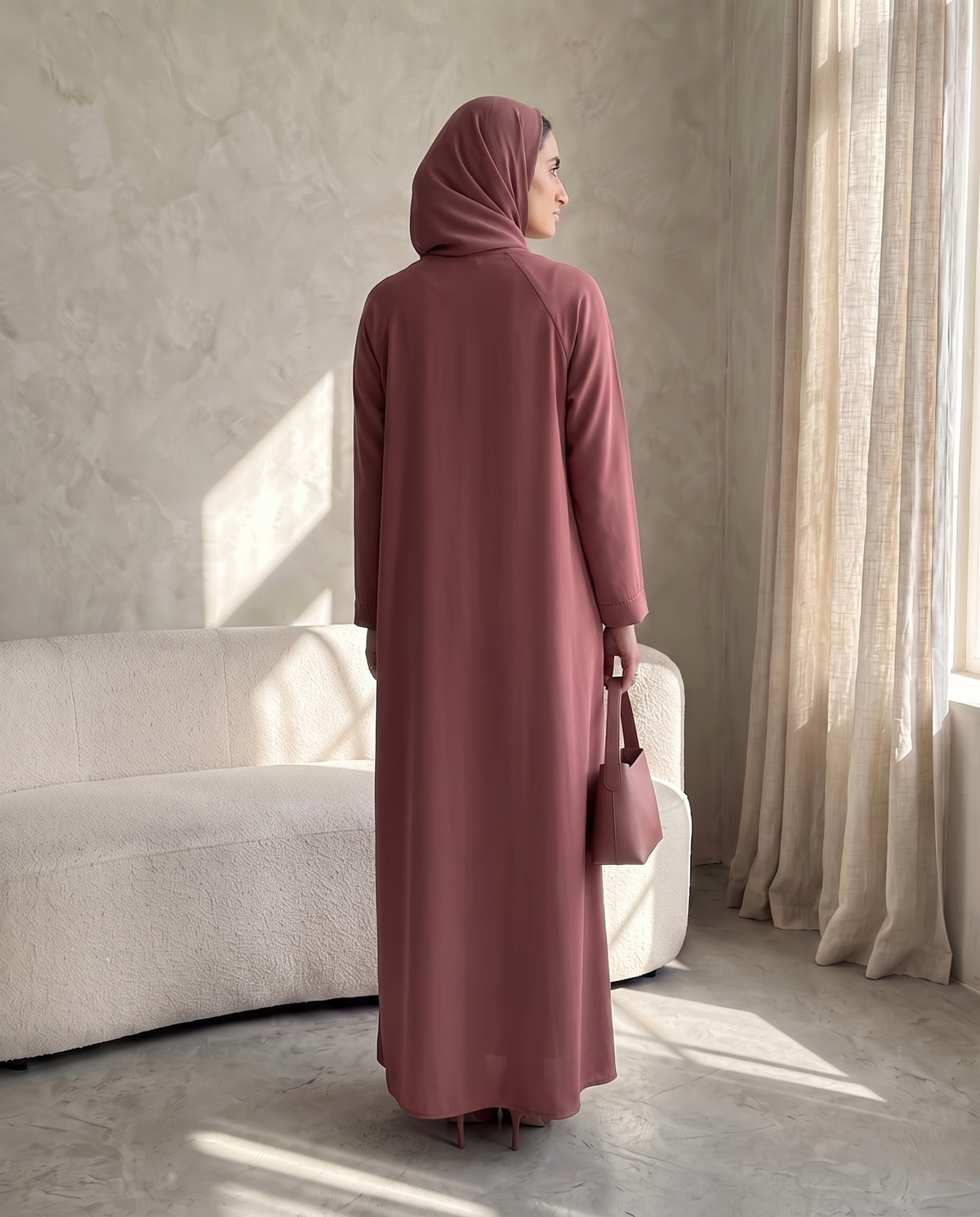 Dusty Rose Signature Essential Abaya