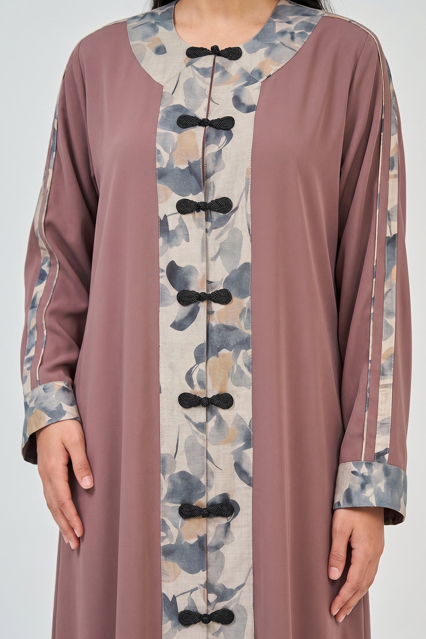 Rosewood Petal Abaya