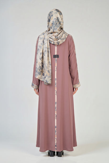 Rosewood Petal Abaya