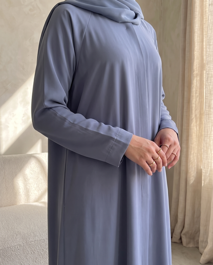 Sky Blue Signature Essential Abaya