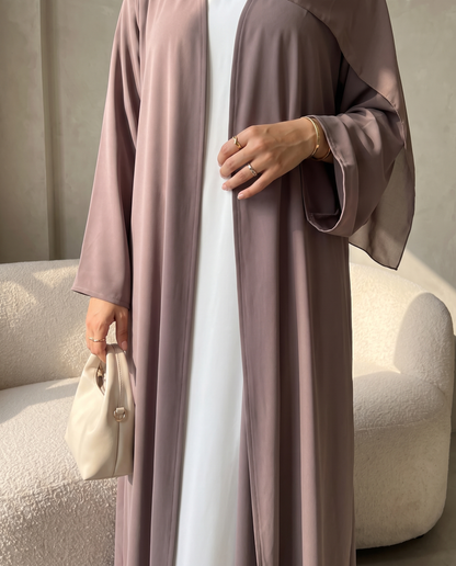 Mocha Taupe Classic Essential Abaya