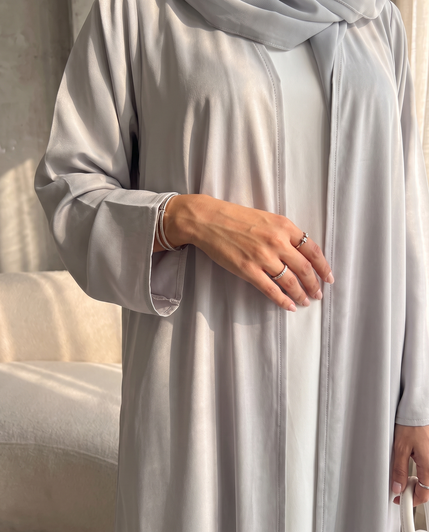 Silver Grace Essential Abaya