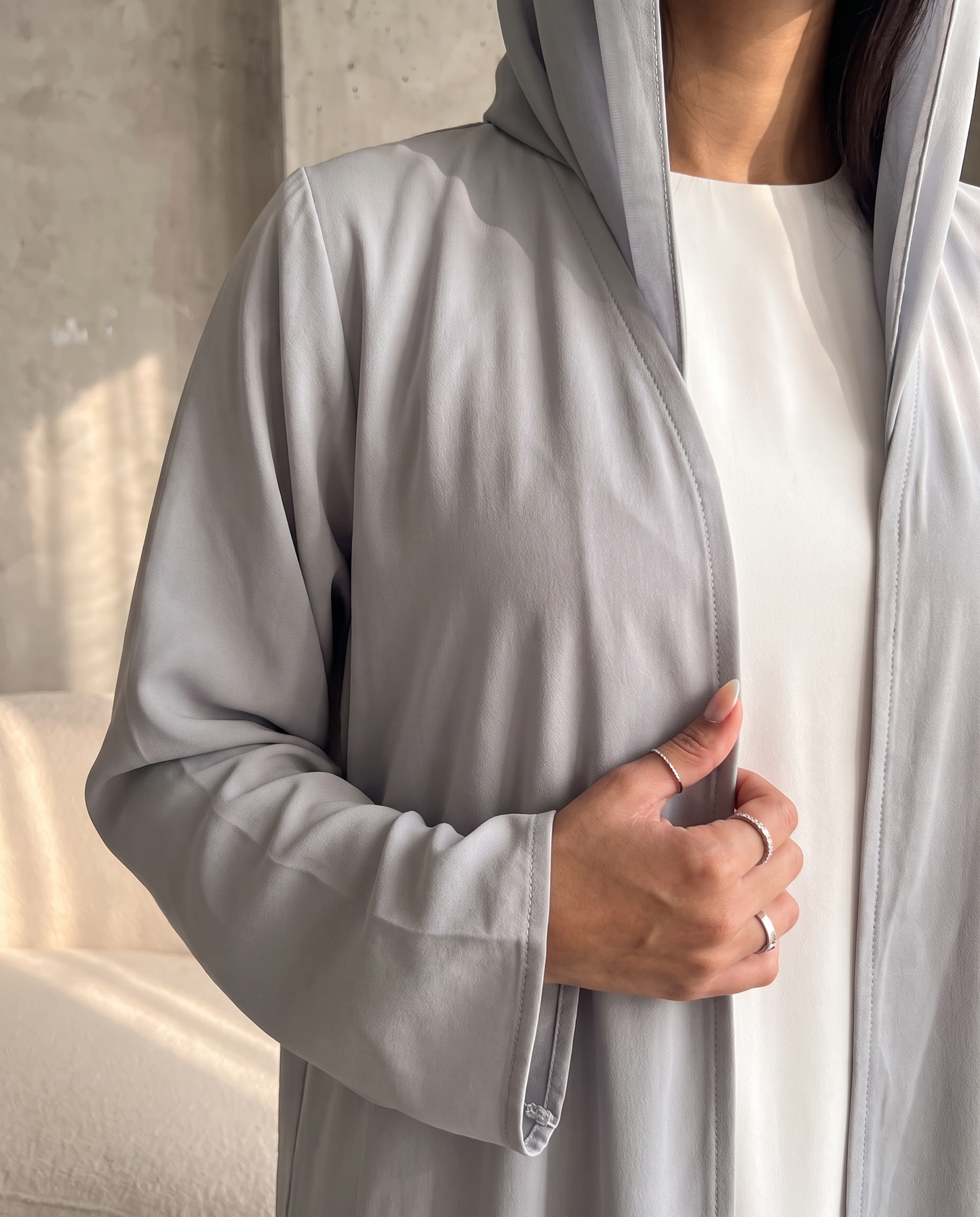 Pearl Mist Essential Abaya