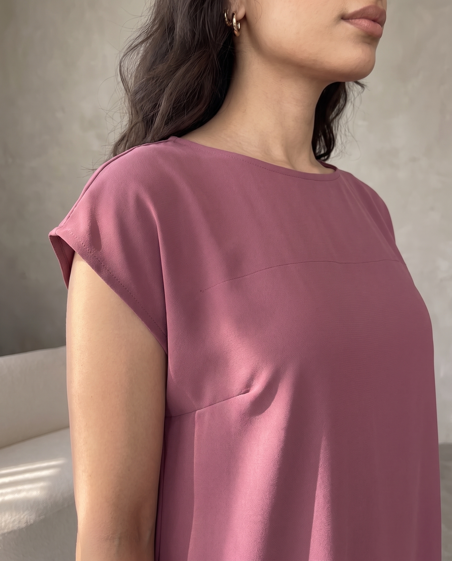 Essential Flowy Nada Rose Inner Dress
