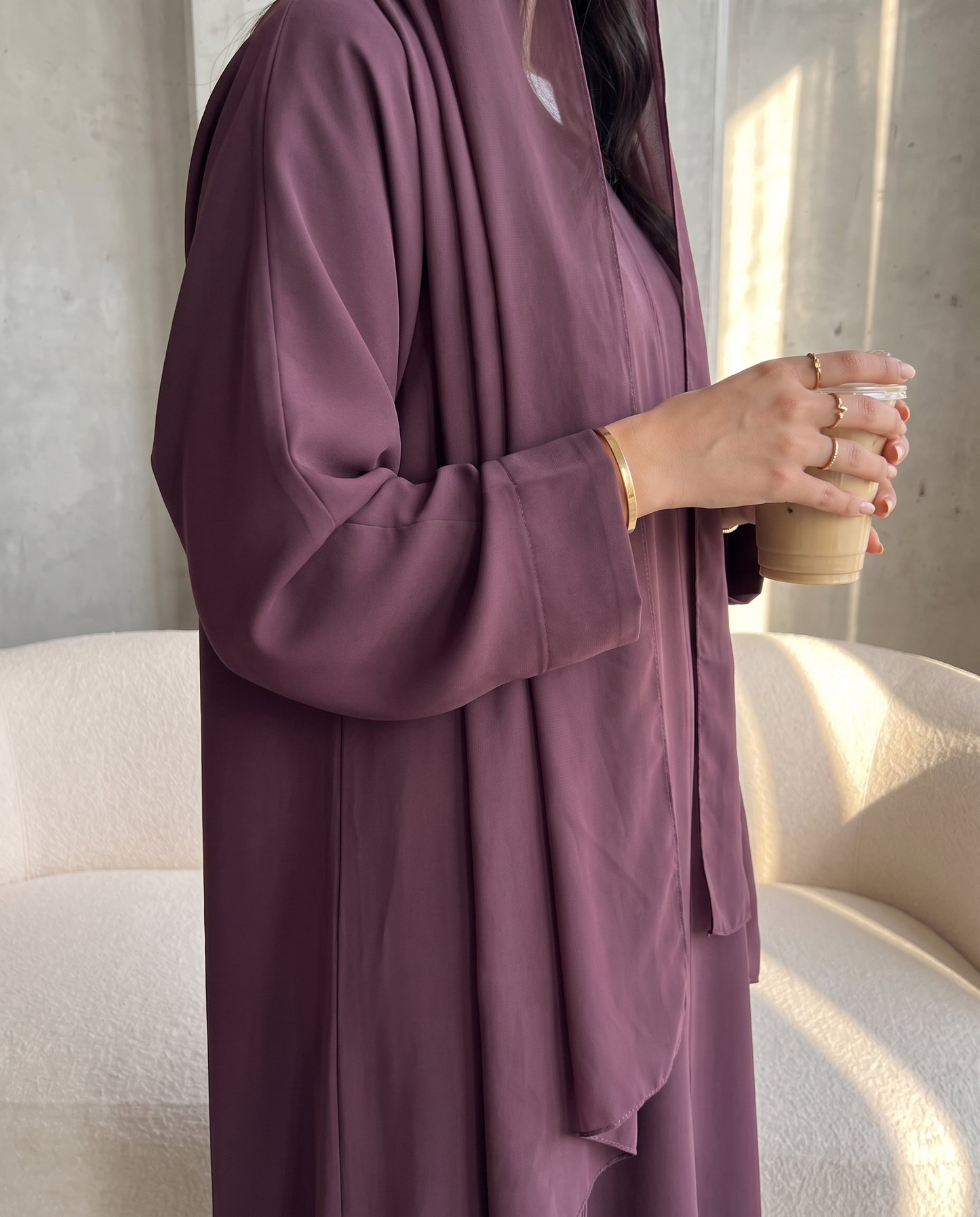 Royal Plum Signature Essential Abaya