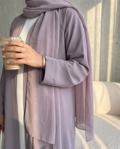 Lilac Mist Signature Essential Abaya