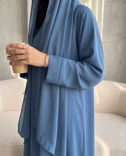 Ocean Blue Signature Essential Abaya