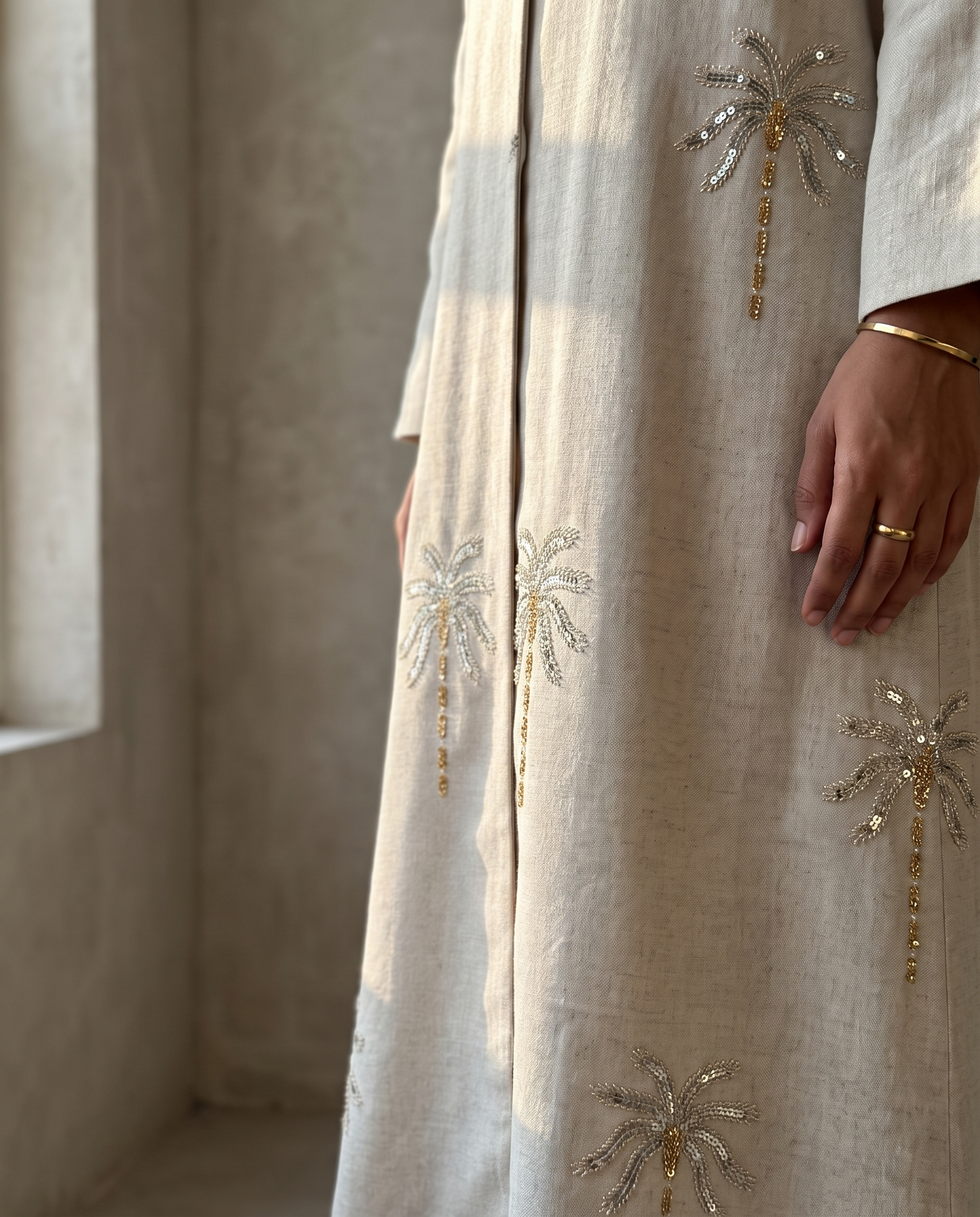Palm Crest Blazer Abaya