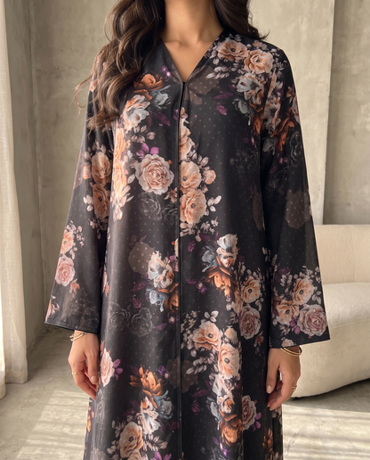 Shadow Blossom Abaya