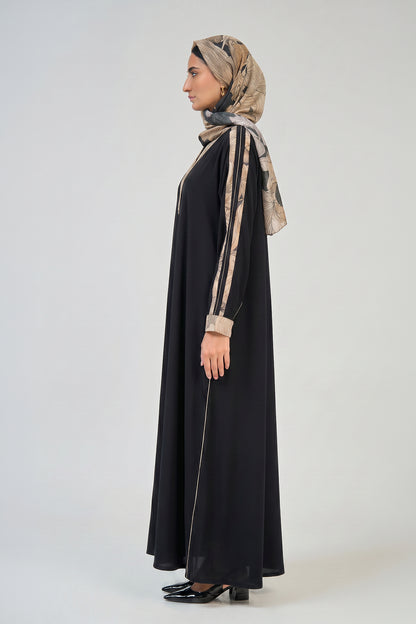 Midnight Botanical Abaya