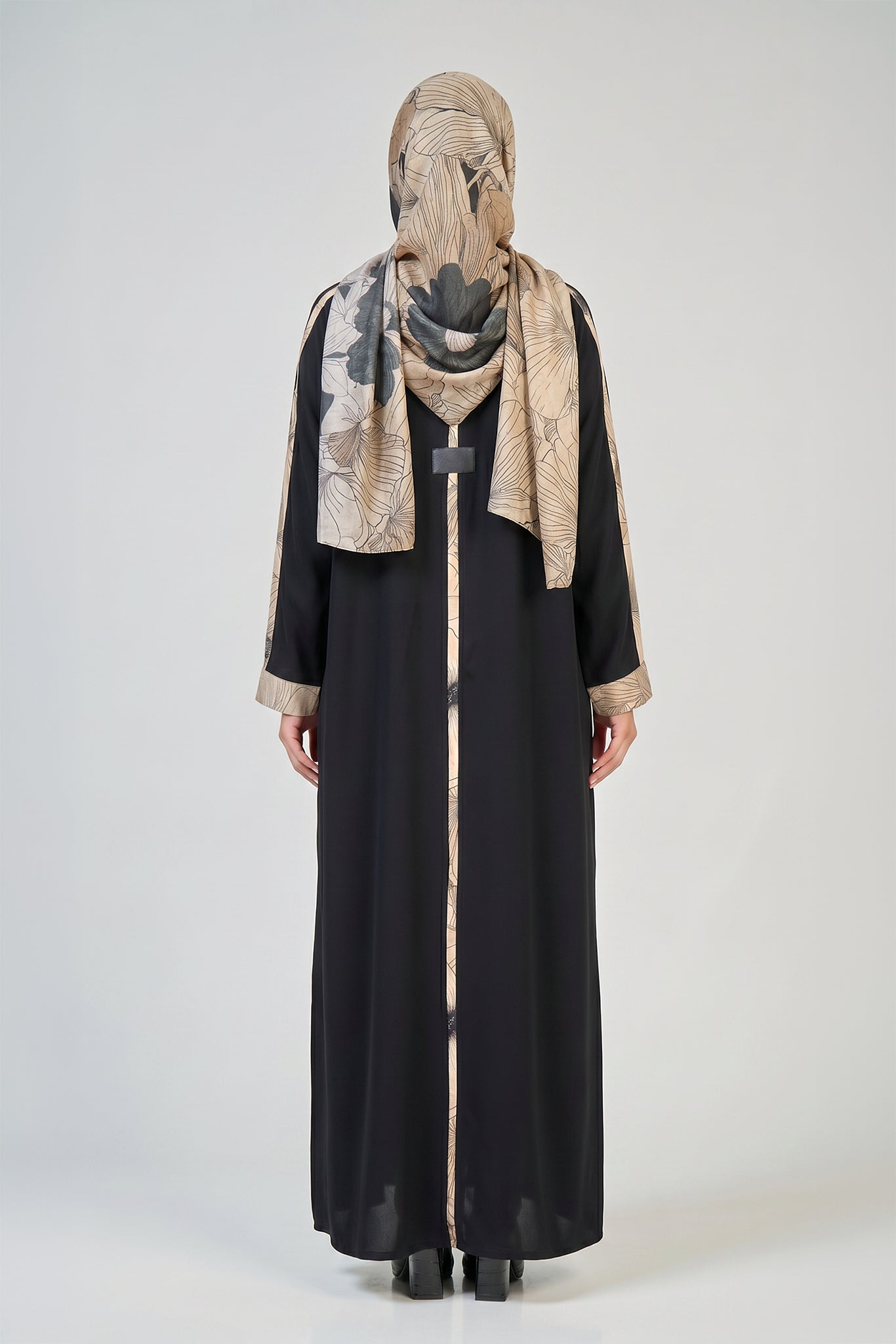 Midnight Botanical Abaya
