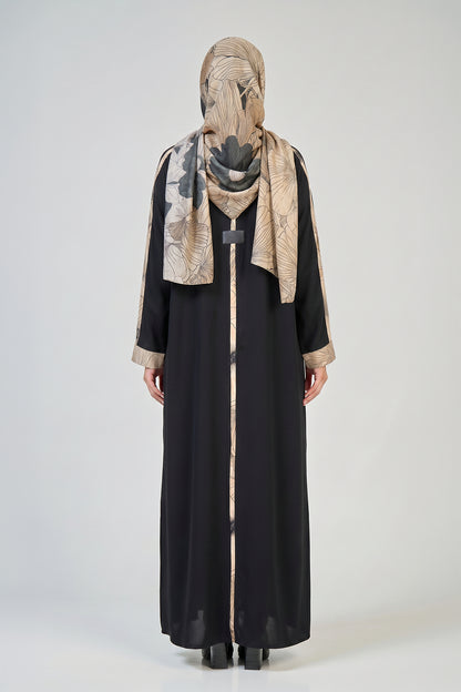 Midnight Botanical Abaya