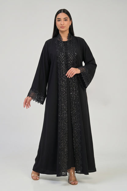عباية دانتيل زهر الخوخ (نسخة)