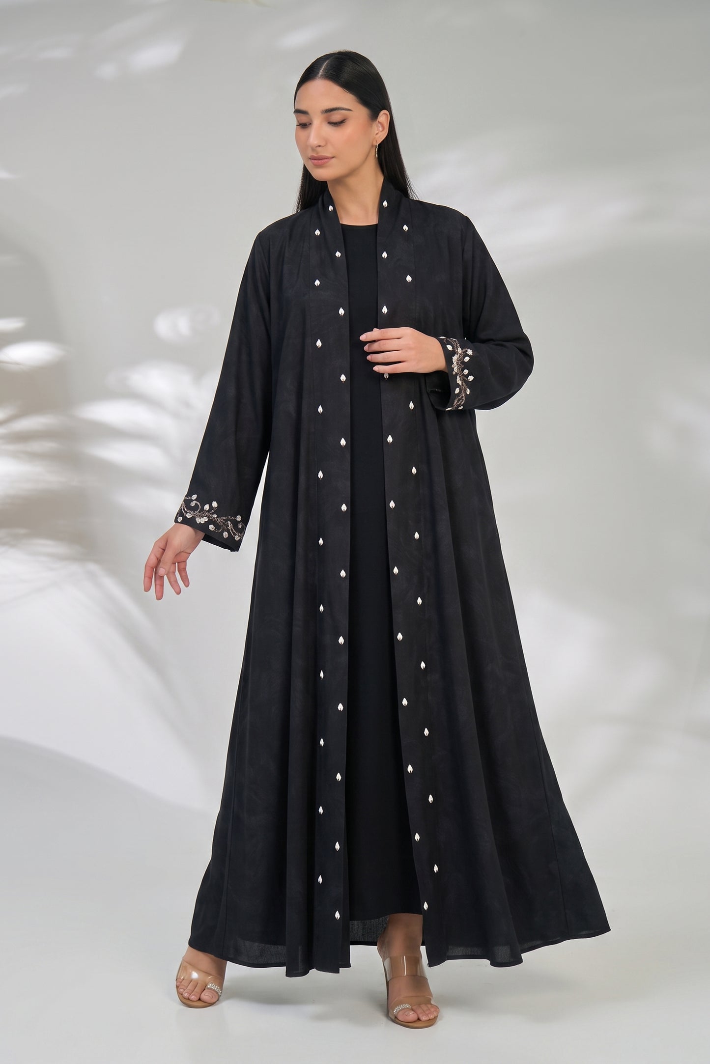 عباية دانتيل زهر الخوخ (نسخة)